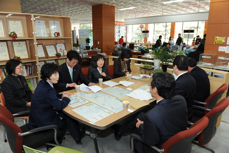 해운대구 민원실 휴식공간 2번째